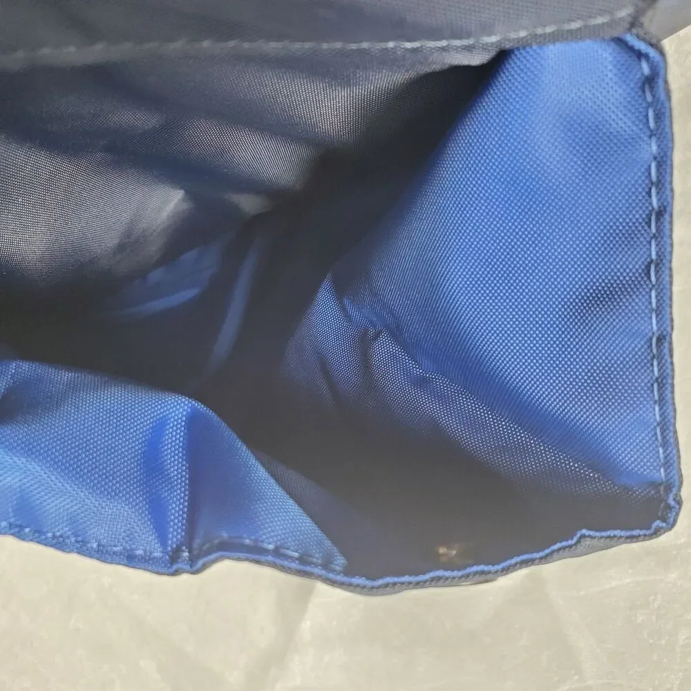 JW Anderson x UNIQLO Navy Blue Reversible Helmet Bag Backpack Tote 17x18